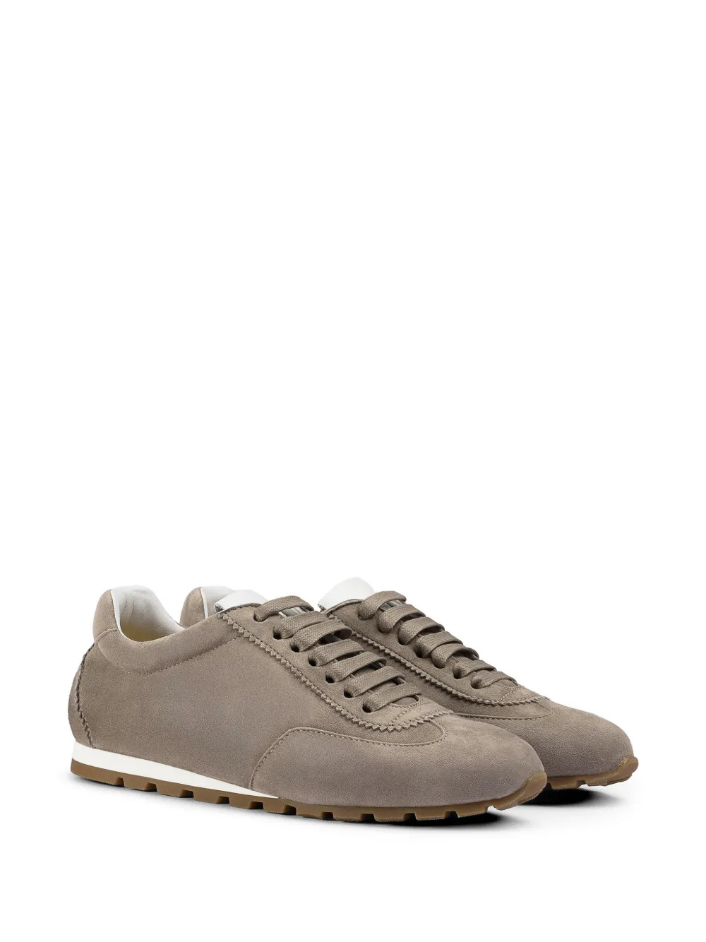 Doucal's suede sneakers Beige