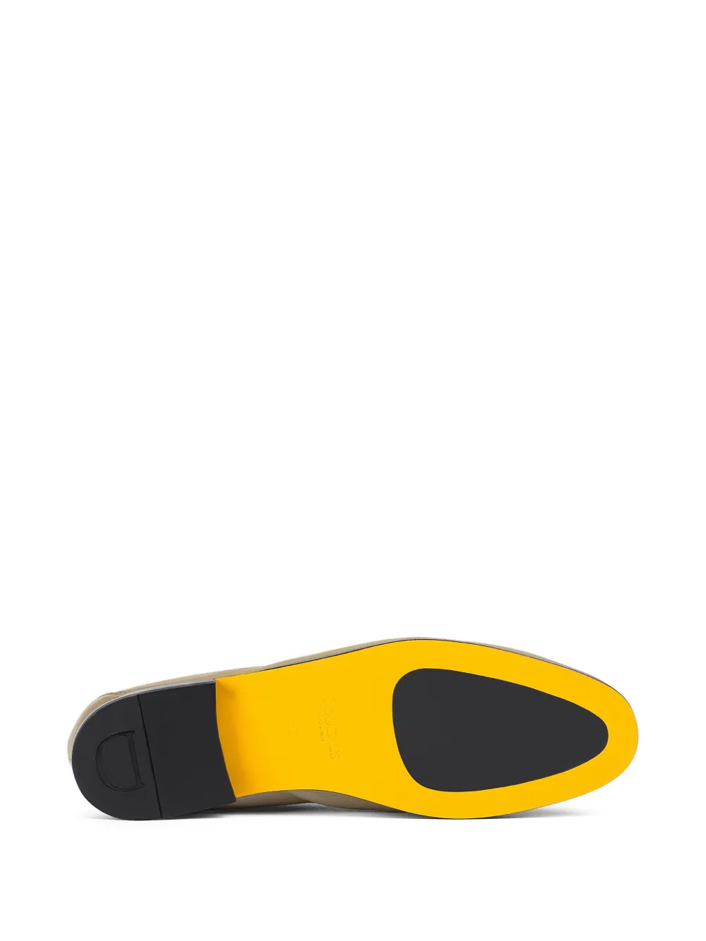 Doucal's horsebit-detail leather loafers Groen