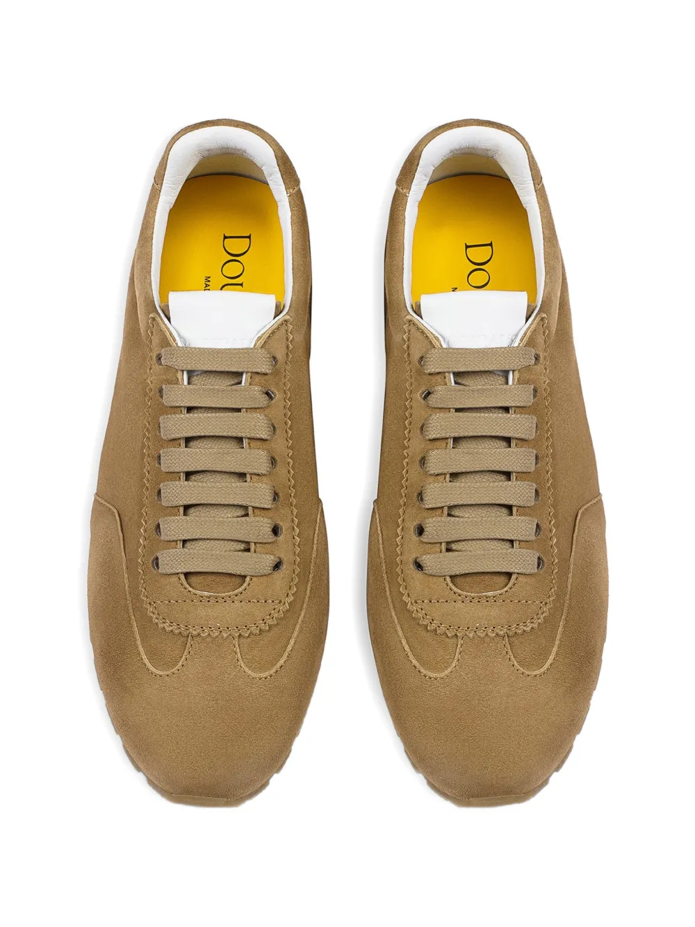 Doucal's Teddy suede sneakers Beige