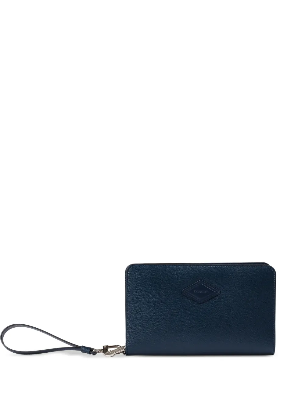 Doucal's Palmellato leather double-zip wallet - Blu