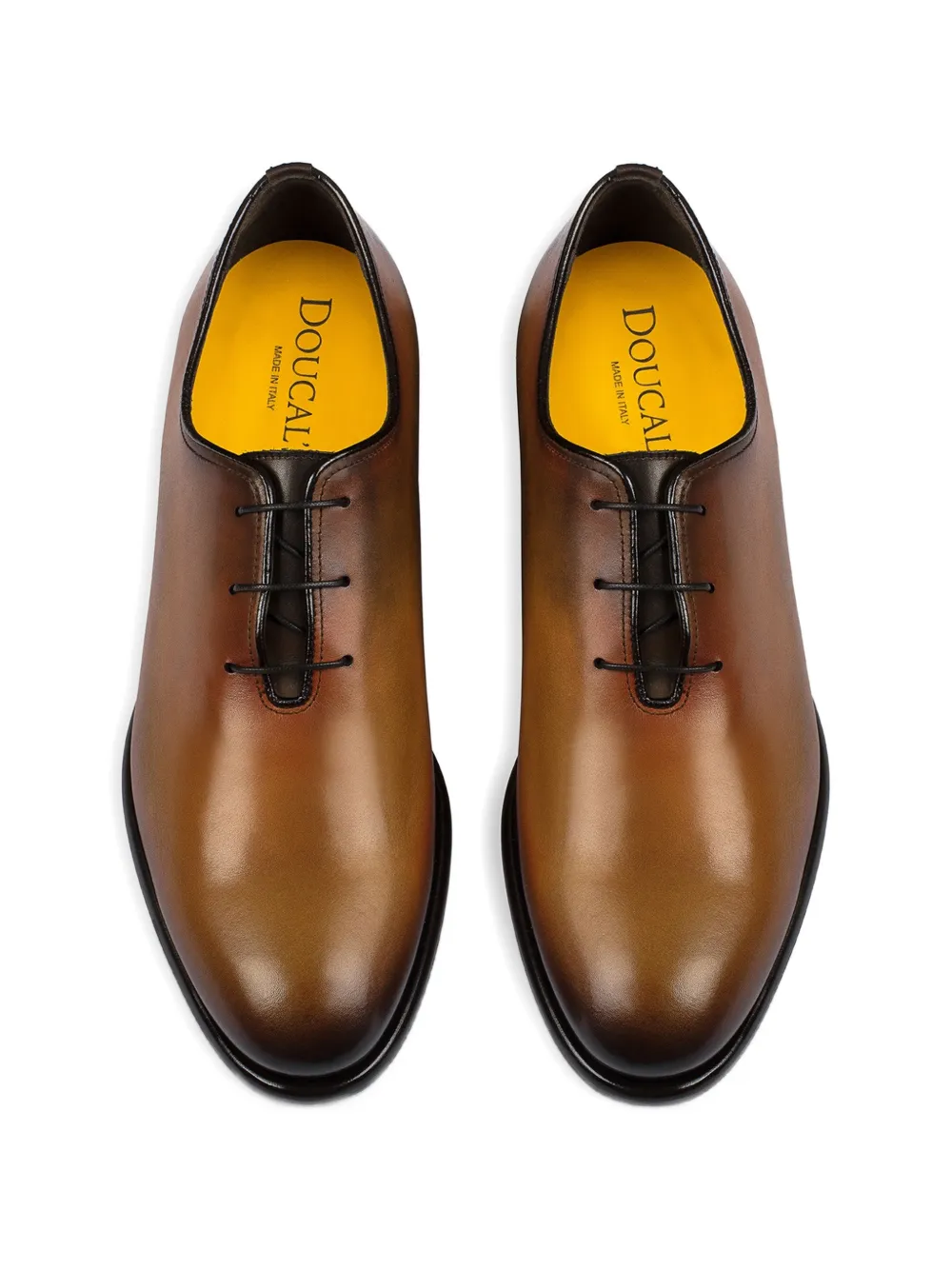 Doucal's leather lace-up shoes Bruin