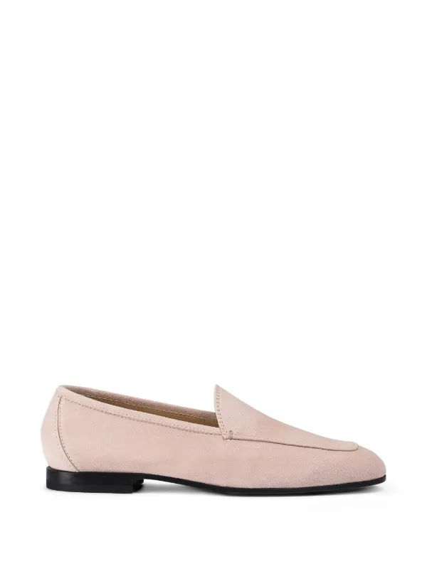 Doucal's Suede Loafers in Pink