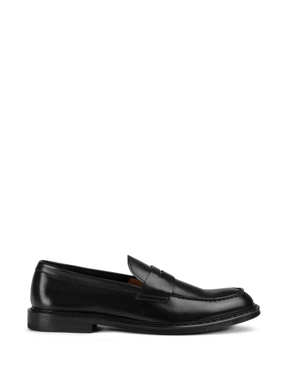 Doucal's leather penny loafer - Nero