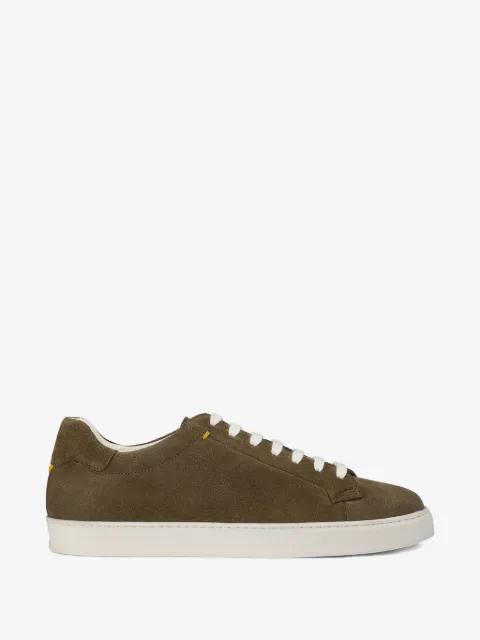 Doucal's suede lace-up sneakers