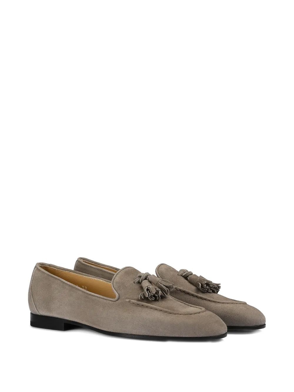 Doucal's suede tassels loafers Grijs