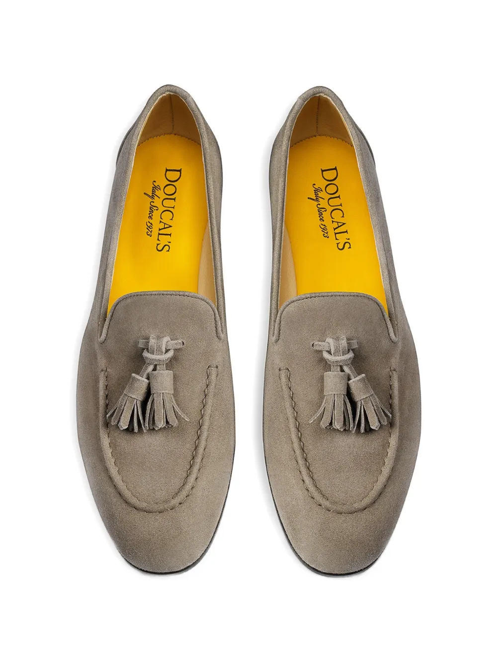 Doucal's suede tassels loafers Grijs