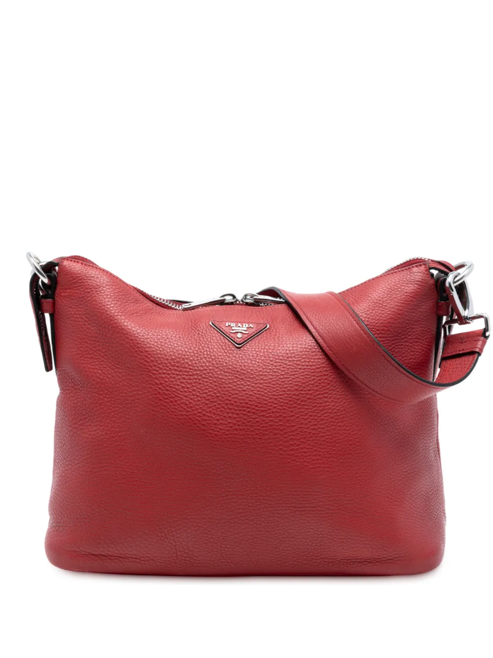 Prada Pre-Owned 2000-2025 Vitello Daino shoulder bag - Rosso