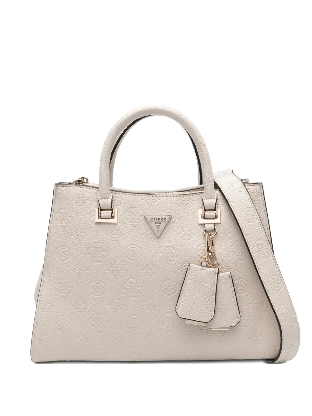 GUESS USA Cresidia II logo-plaque tote bag - Bianco