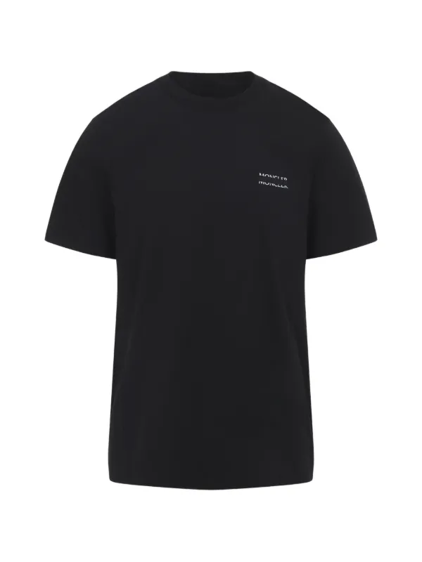 MONCLER Tシャツ (ブラック サイズ4) Moncler ロゴ Tシャツ | ブラック | FARFETCH JP