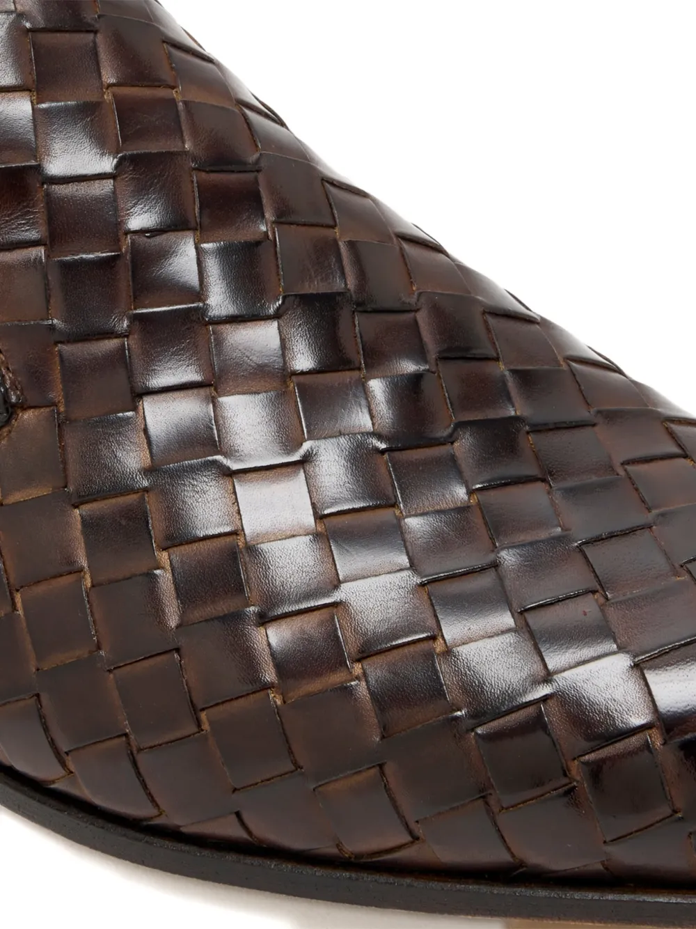 Bontoni woven loafers Bruin