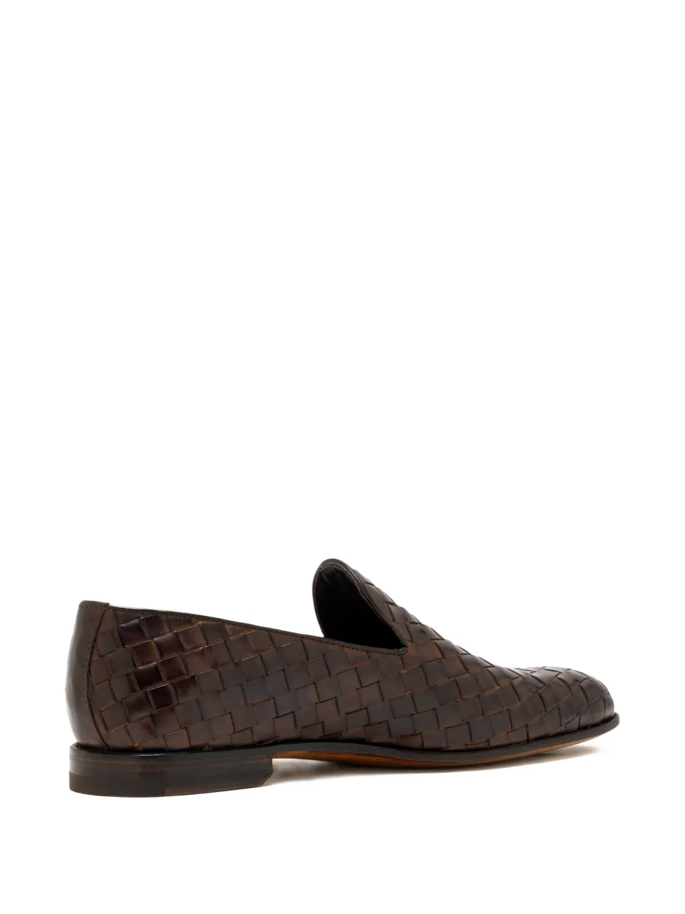 Bontoni woven loafers Bruin