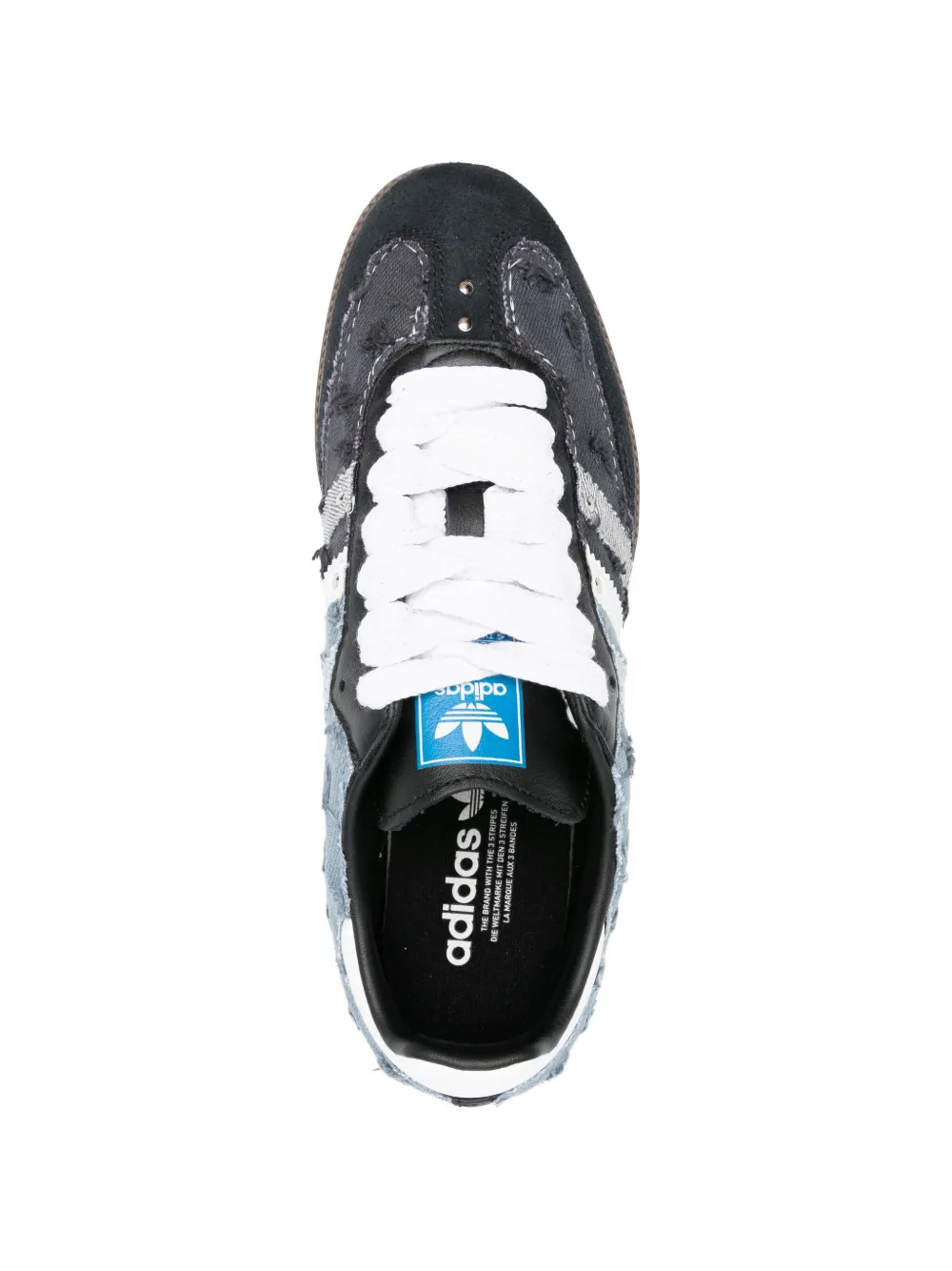 adidas Samba gestreepte sneakers Blauw