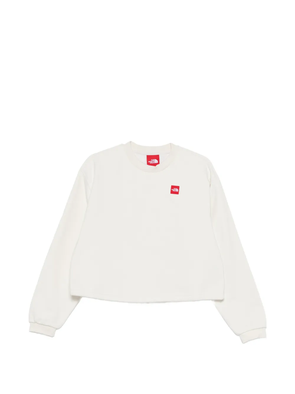 The North Face cropped logo-detail sweatshirt - Toni neutri
