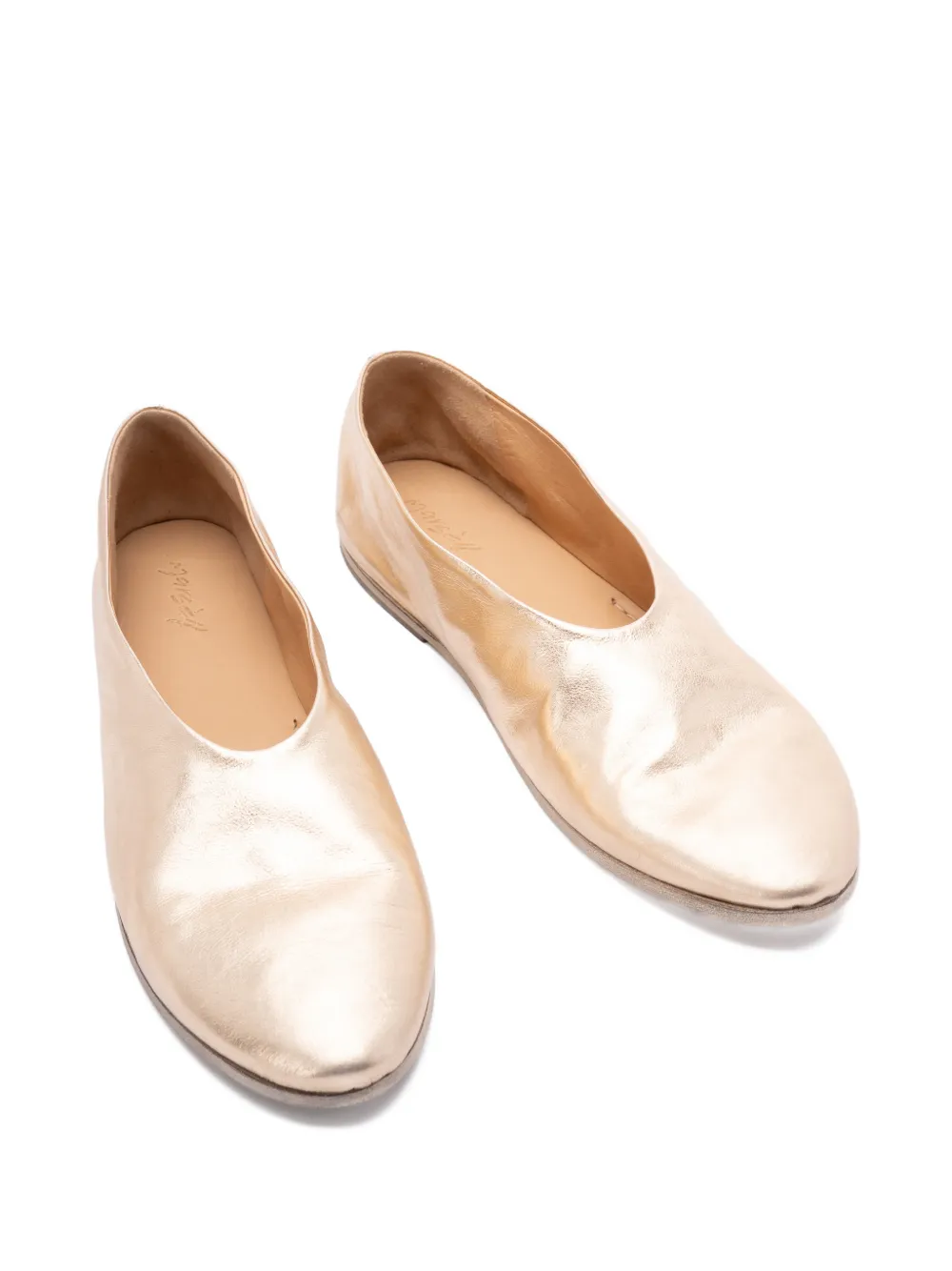 Marsèll Coltellaccio ballet flats Goud