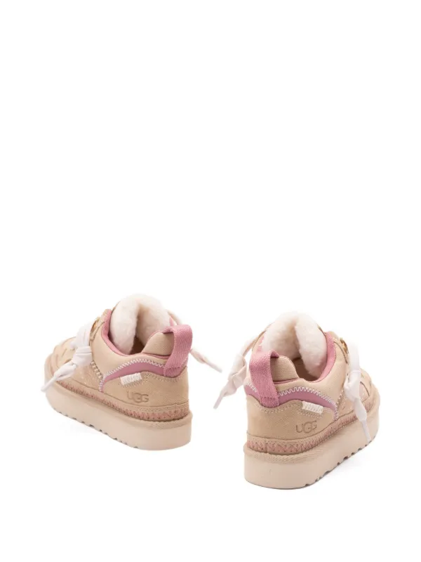 UGG Lowmel Meadow pink-trim Sneakers | Neutrals | FARFETCH