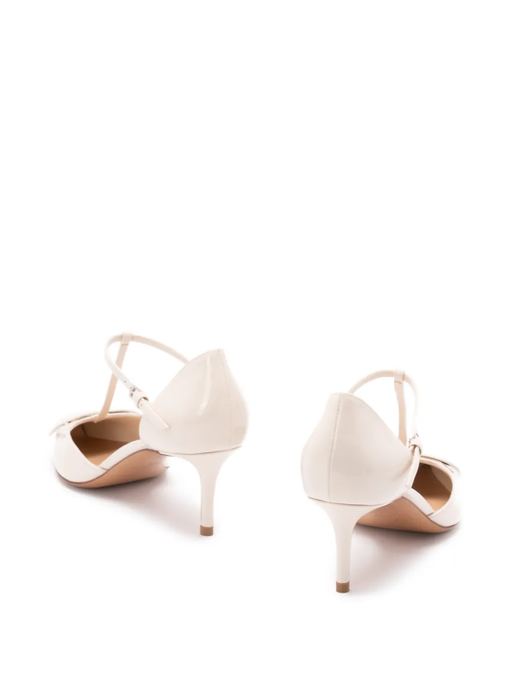Valentino Garavani Pumps met logodetail Beige