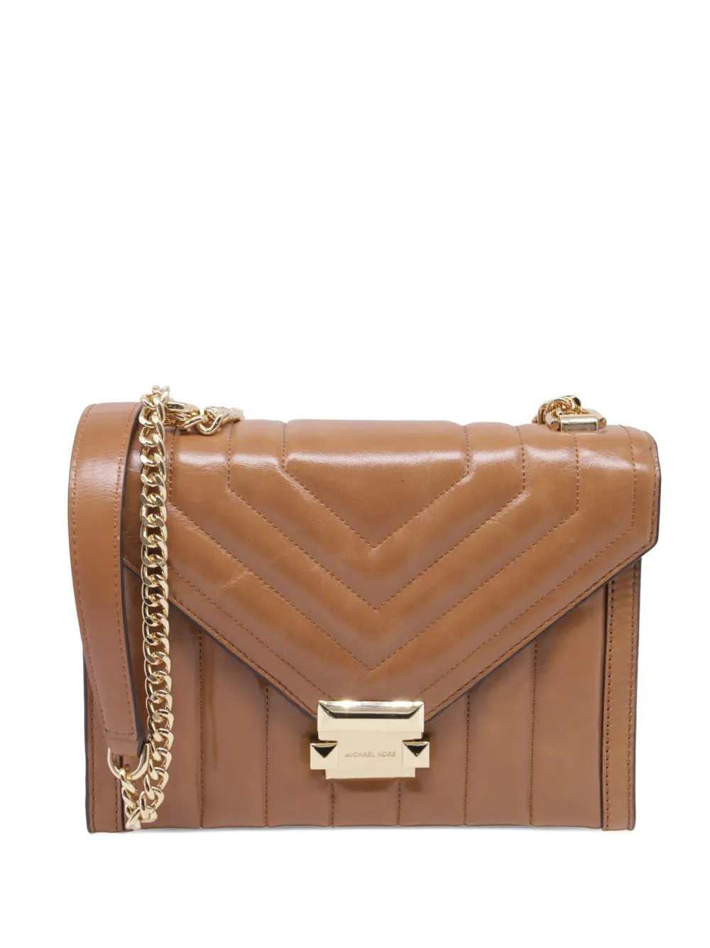 Michael Kors Vintage medium Whitney quilted chain shoulder bag - Marrone