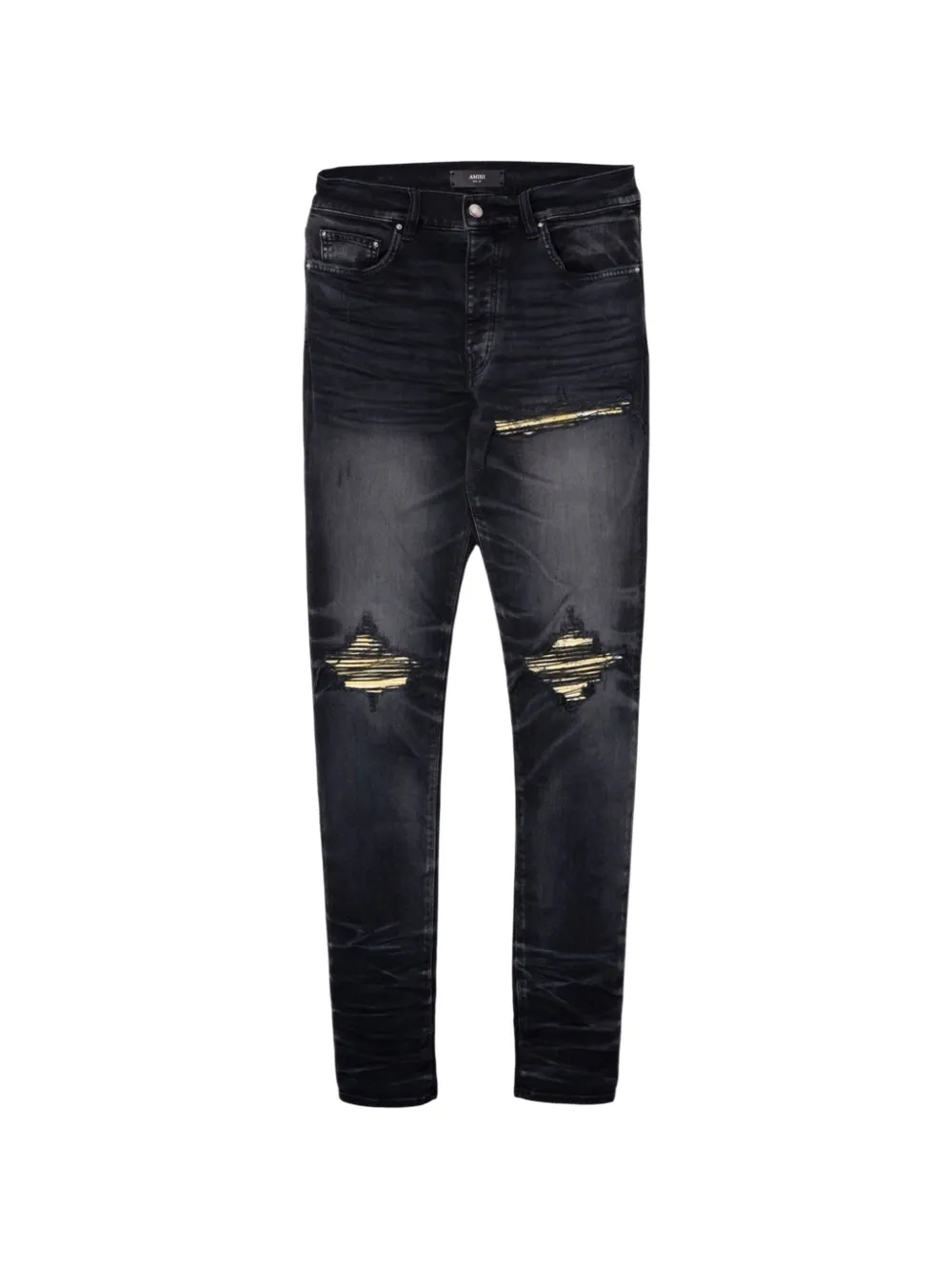 AMIRI MX1 bandana patch jeans - Nero
