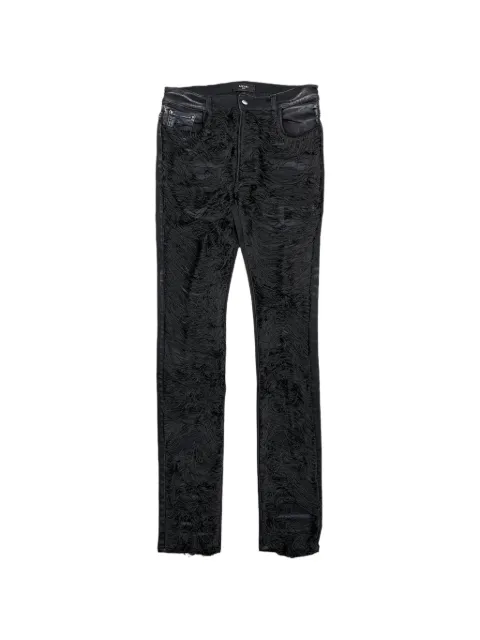 AMIRI Fringe Wire "Aged Black" jeans 