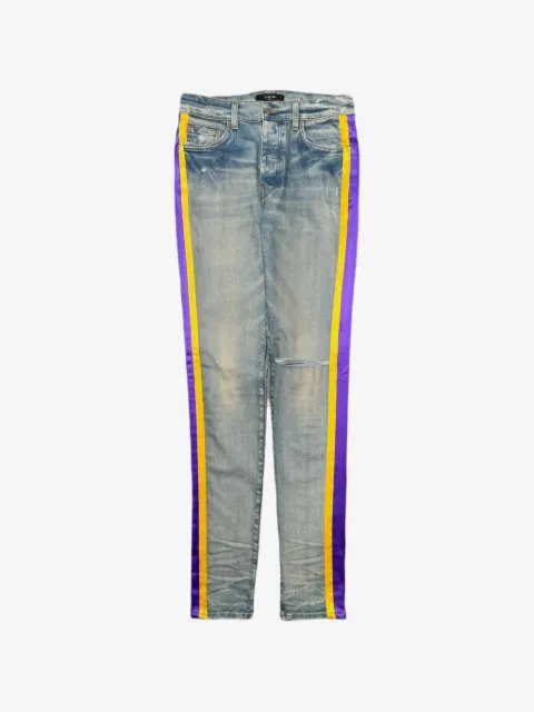 AMIRI side-stripes straight-leg jeans