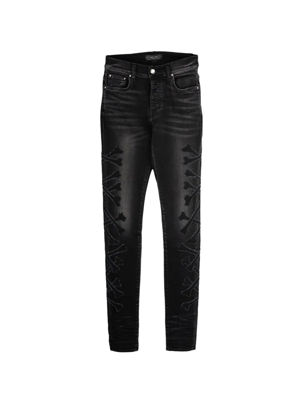 AMIRI bones-detail jeans - Nero