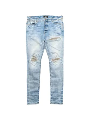 AMIRI ダメージ ジーンズ | ブラック | FARFETCH JP