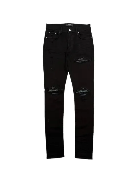 AMIRI MX1 bandana-patch "Black" jeans