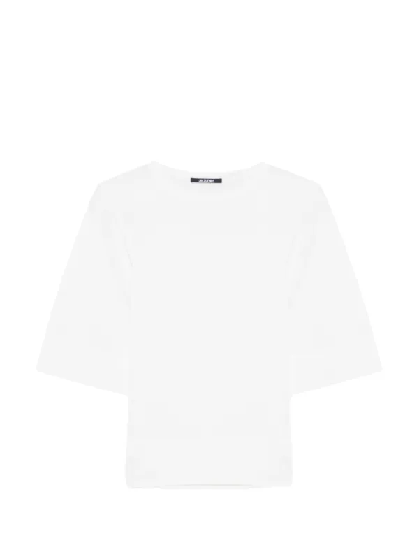 Jacquemus The Mananco Knit Top in White