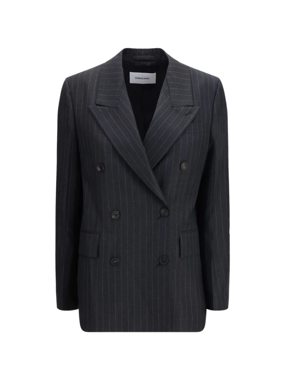 Ferragamo Pinstripe wool blazer - Nero