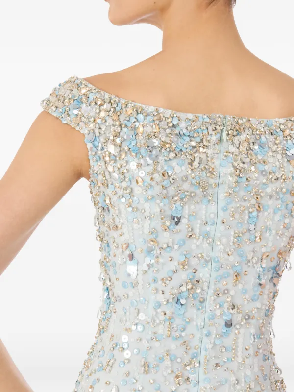 jenny packham pale blue dress Mara Gown