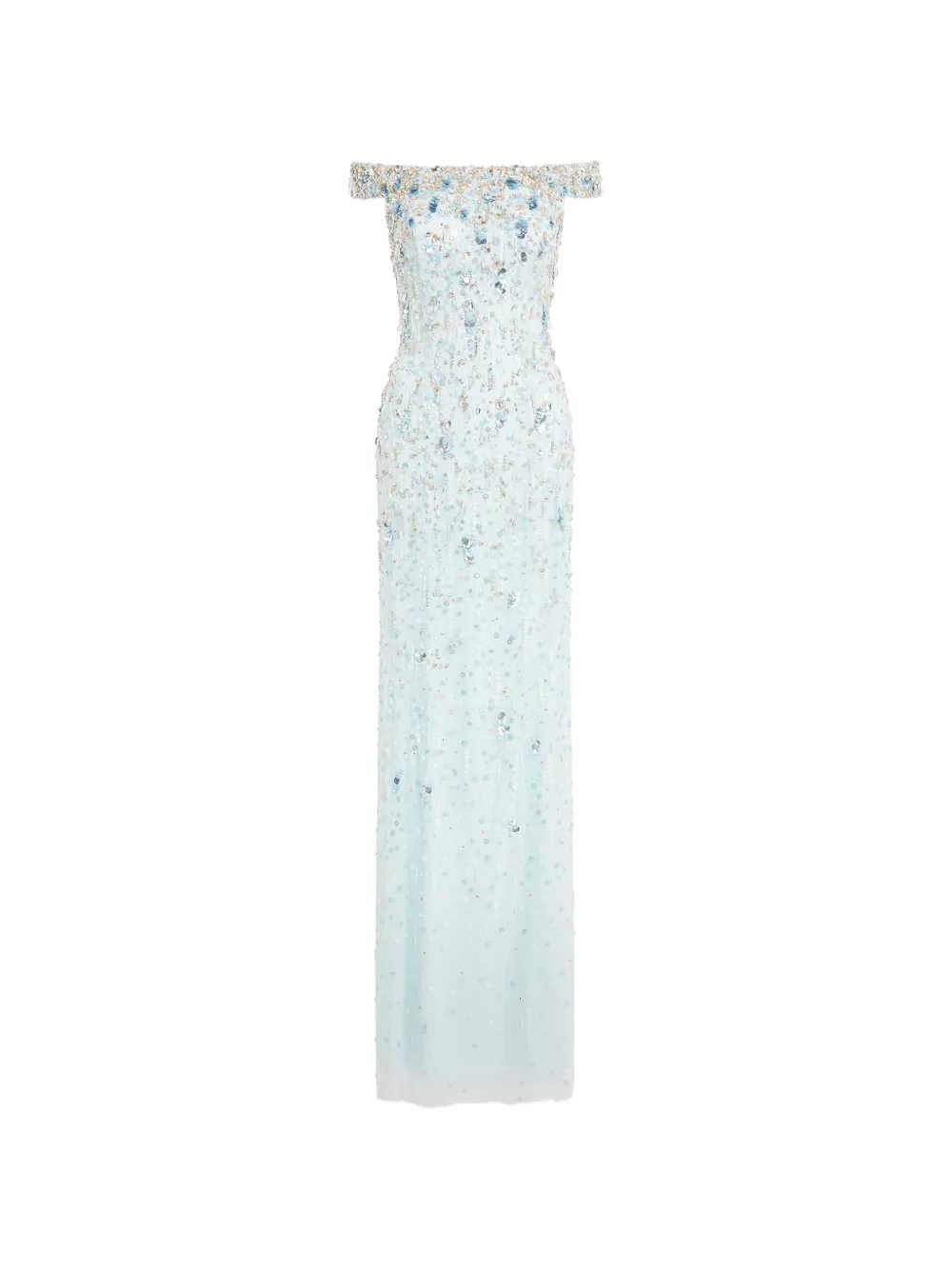 Jenny Packham Abito Jessie con perline - Blu