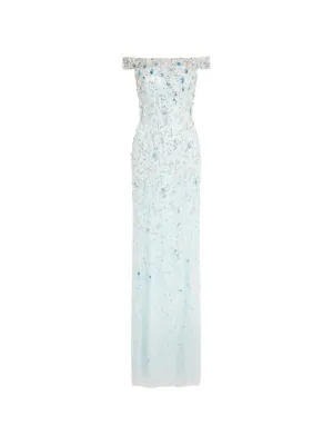 sachin and babi light blue dress Strapless A-line Evening Gown La Divine 7496  Sparkly Gowns