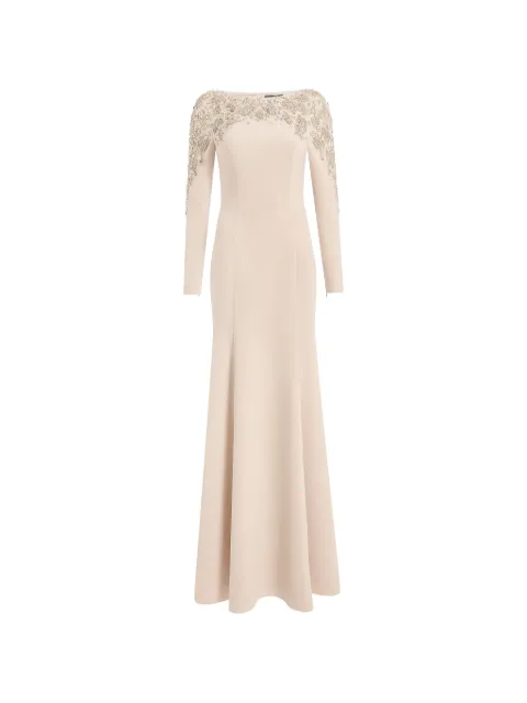 Jenny Packham Kelly embellished long-sleeve maxi dress