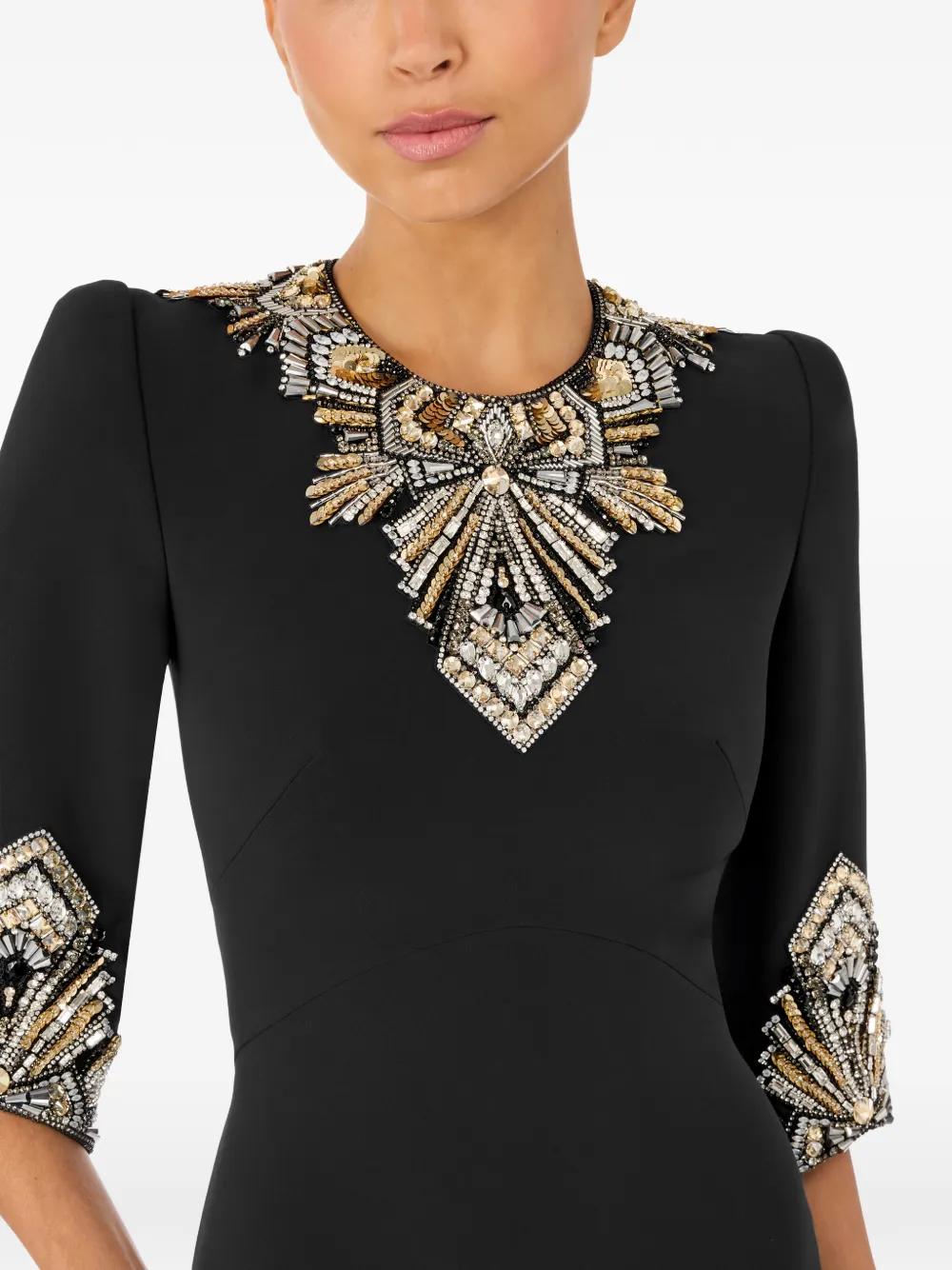 Ice Cascade Embellished Dress