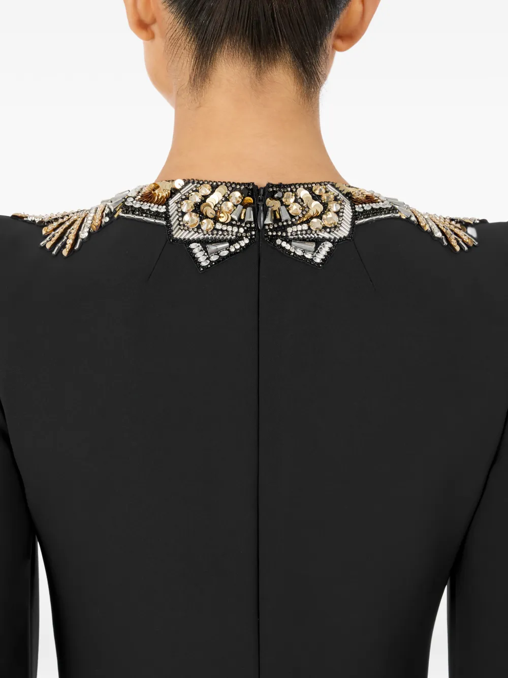 Ice Cascade Embellished Dress