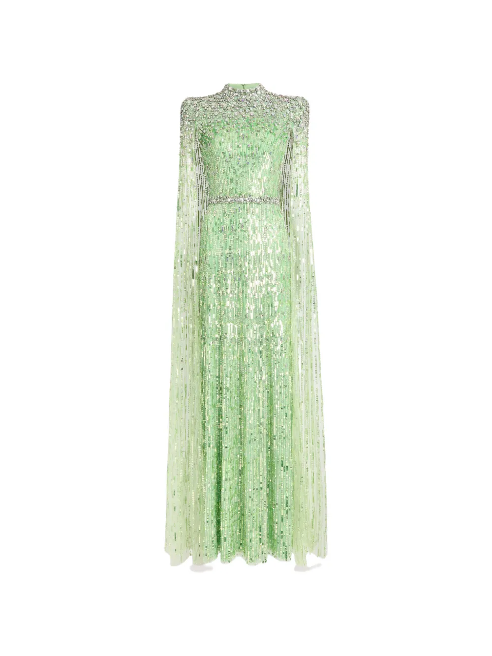 Jenny Packham Opera embellished maxi dress - Verde