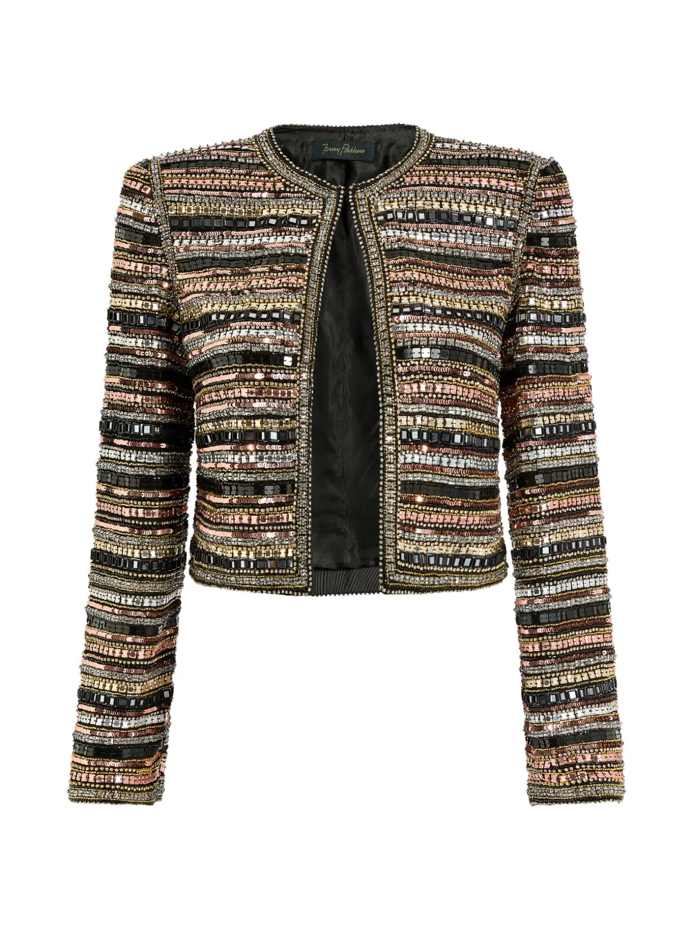 Jenny Packham Alma beaded jacket - Black