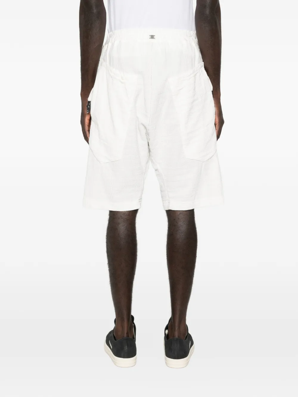 69 BY ISAAC SELLAM Shorts met trekkoord Wit
