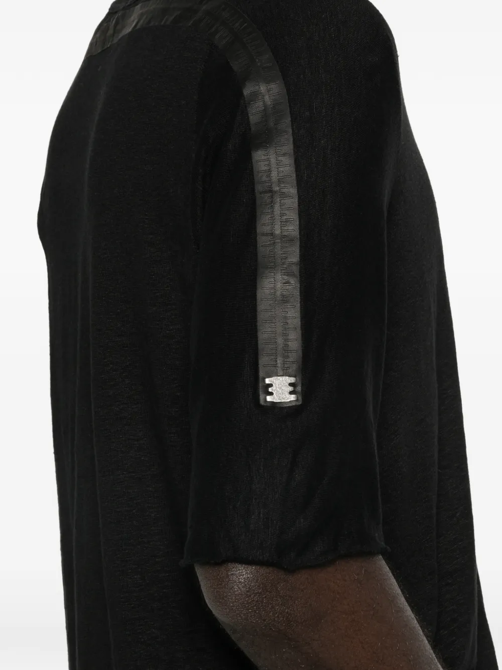 69 BY ISAAC SELLAM T-shirt met ronde hals Zwart