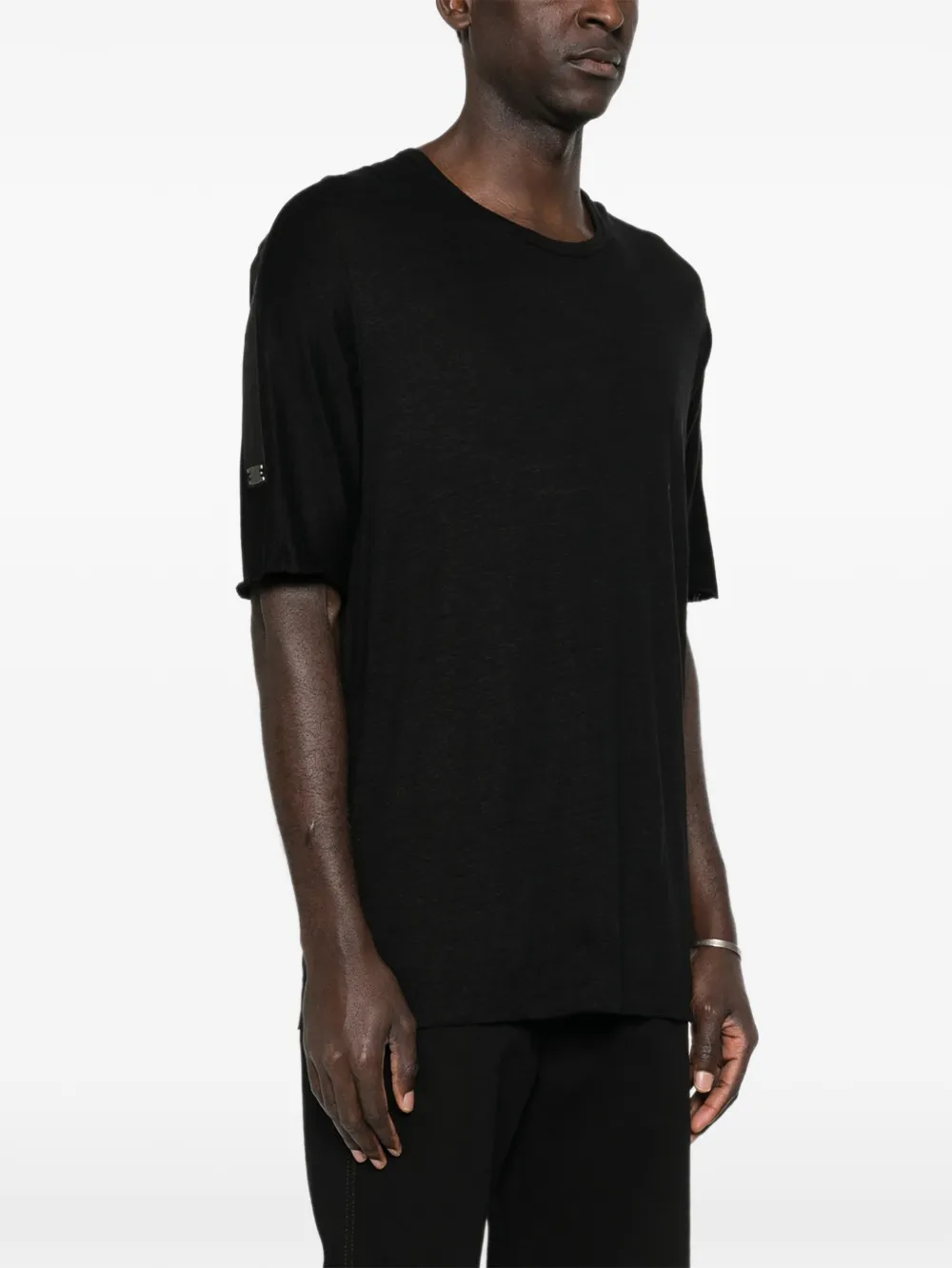 69 BY ISAAC SELLAM T-shirt met ronde hals Zwart