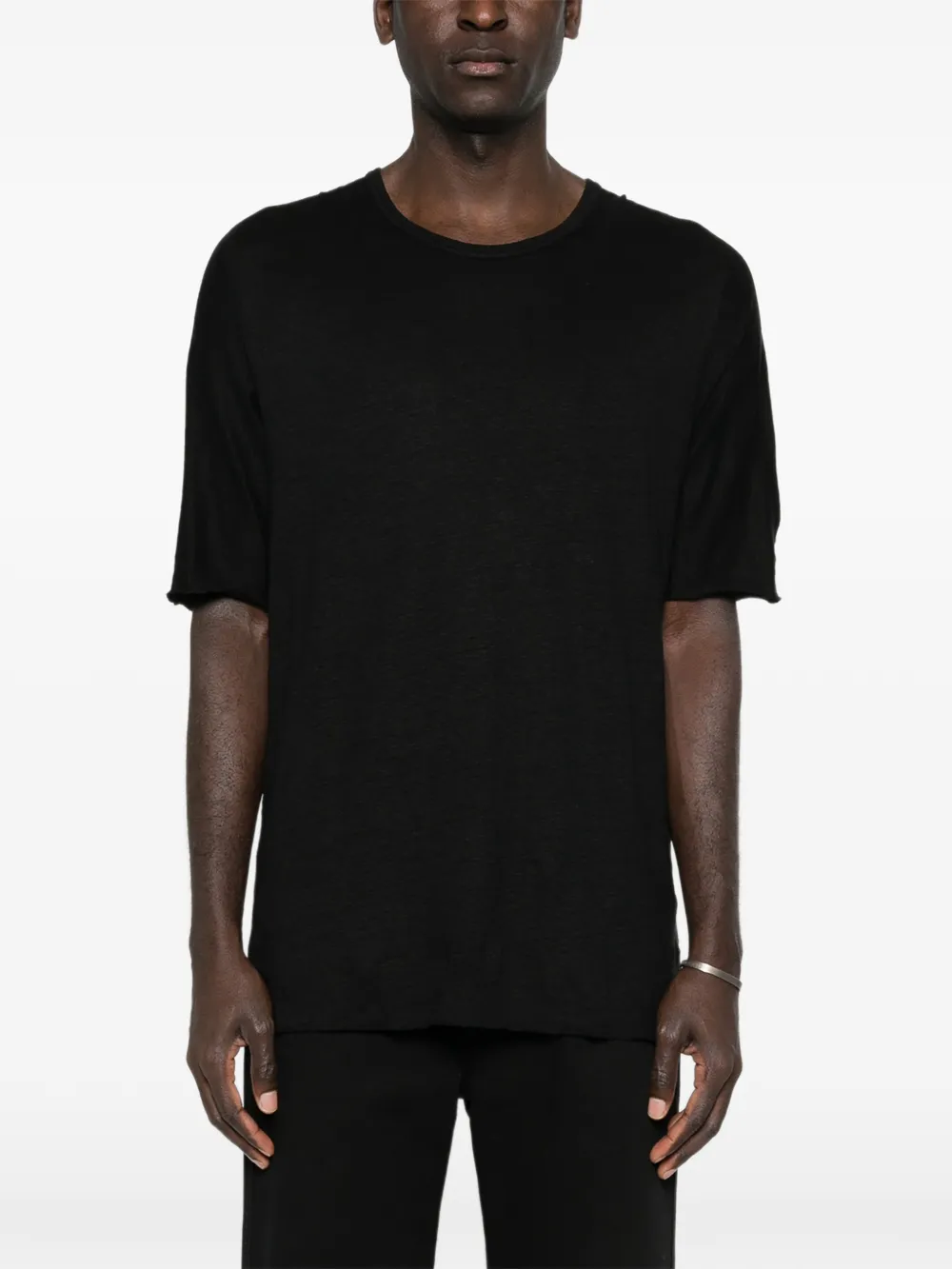 69 BY ISAAC SELLAM T-shirt met ronde hals Zwart