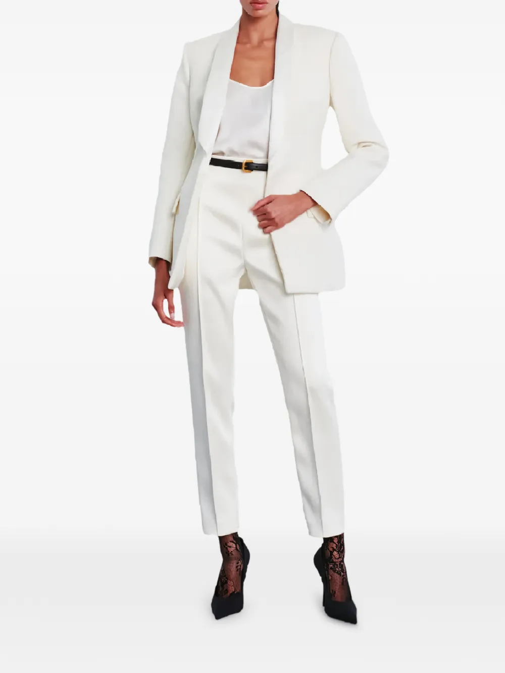  Wardrobe.nyc Front Flap Pockets Jacket - White 