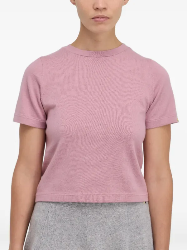 Extreme Cashmere Tina Round-neck T-shirt in Pink