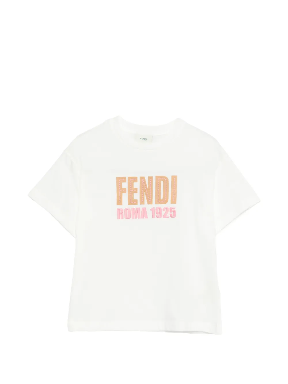 Fendi Kids 1925 Roma logo T-shirt - Bianco