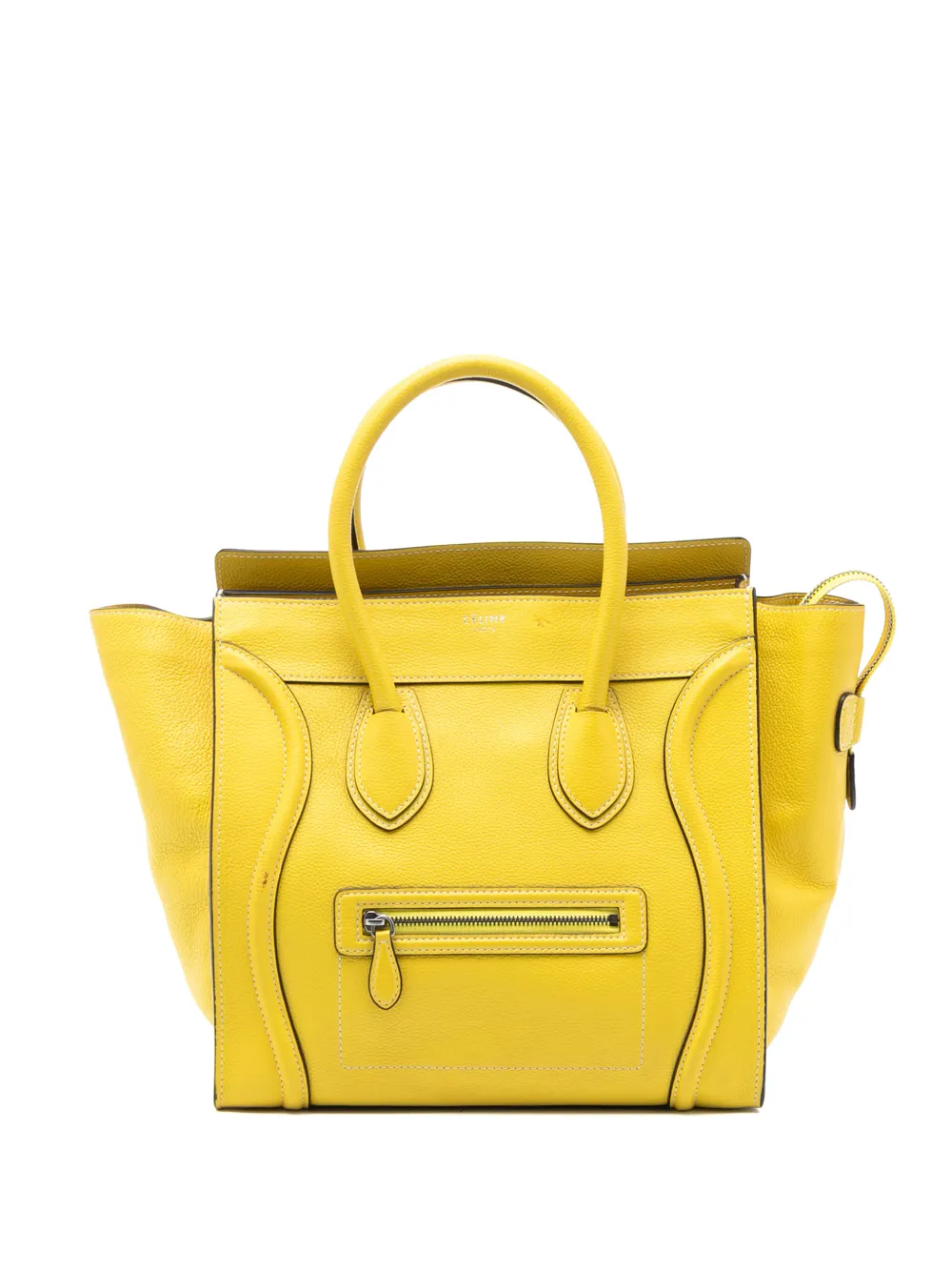 Celine Pre-Owned 2011 Mini Calfskin Luggage tote bag - Giallo
