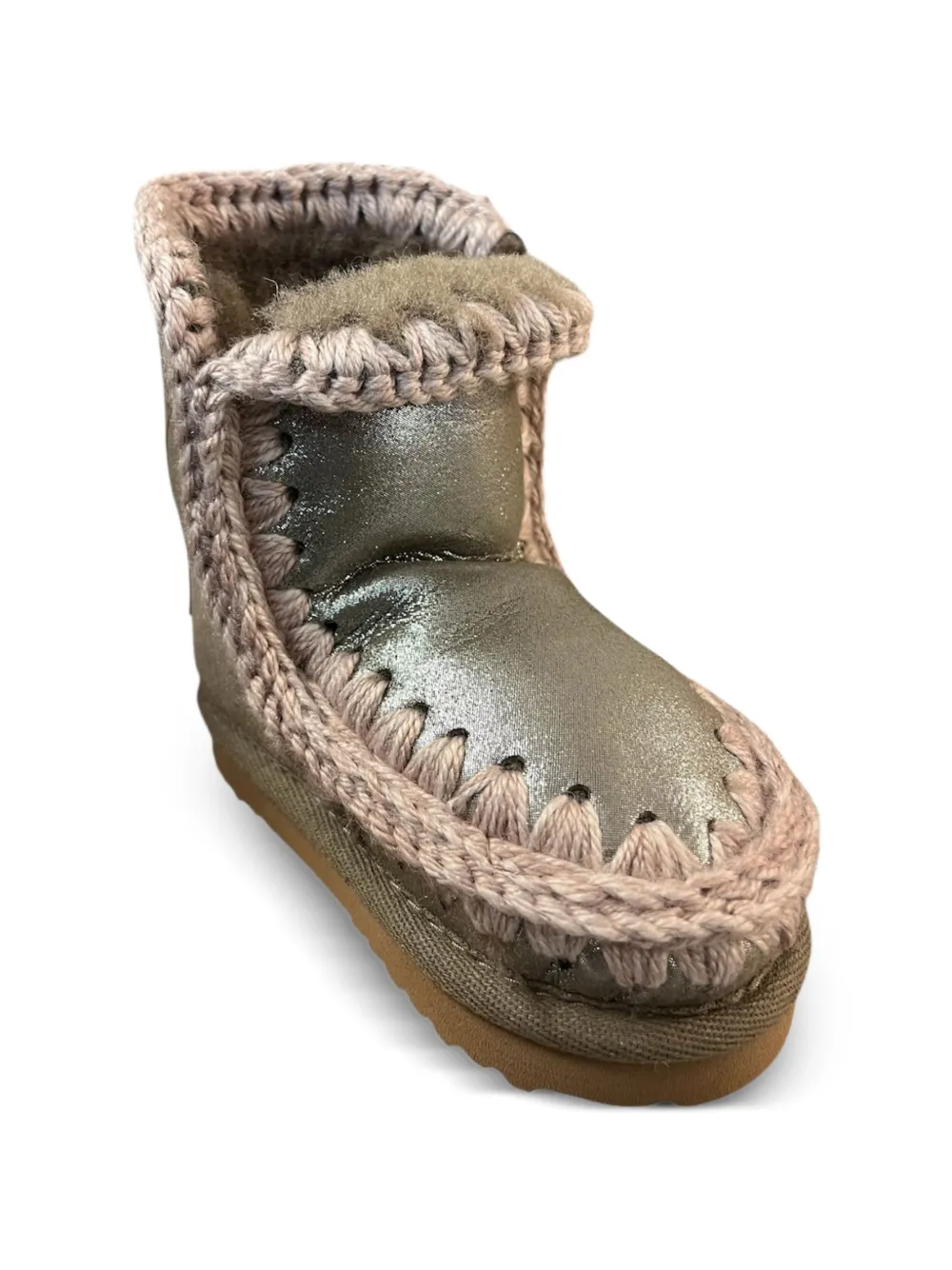Mou Kids Eskimo leather ankle boots Grijs