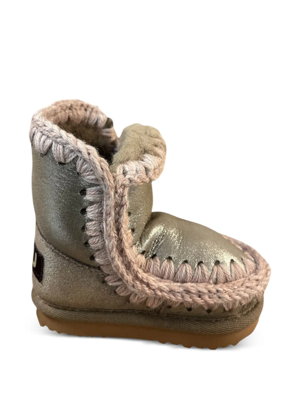 Mou Kids Eskimo leather ankle boots Grijs