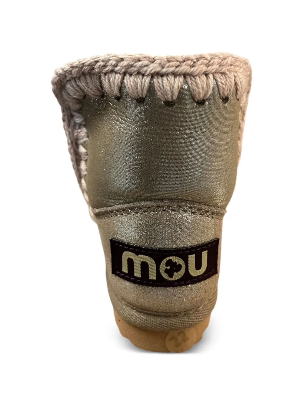 Mou Kids Eskimo leather ankle boots Grijs