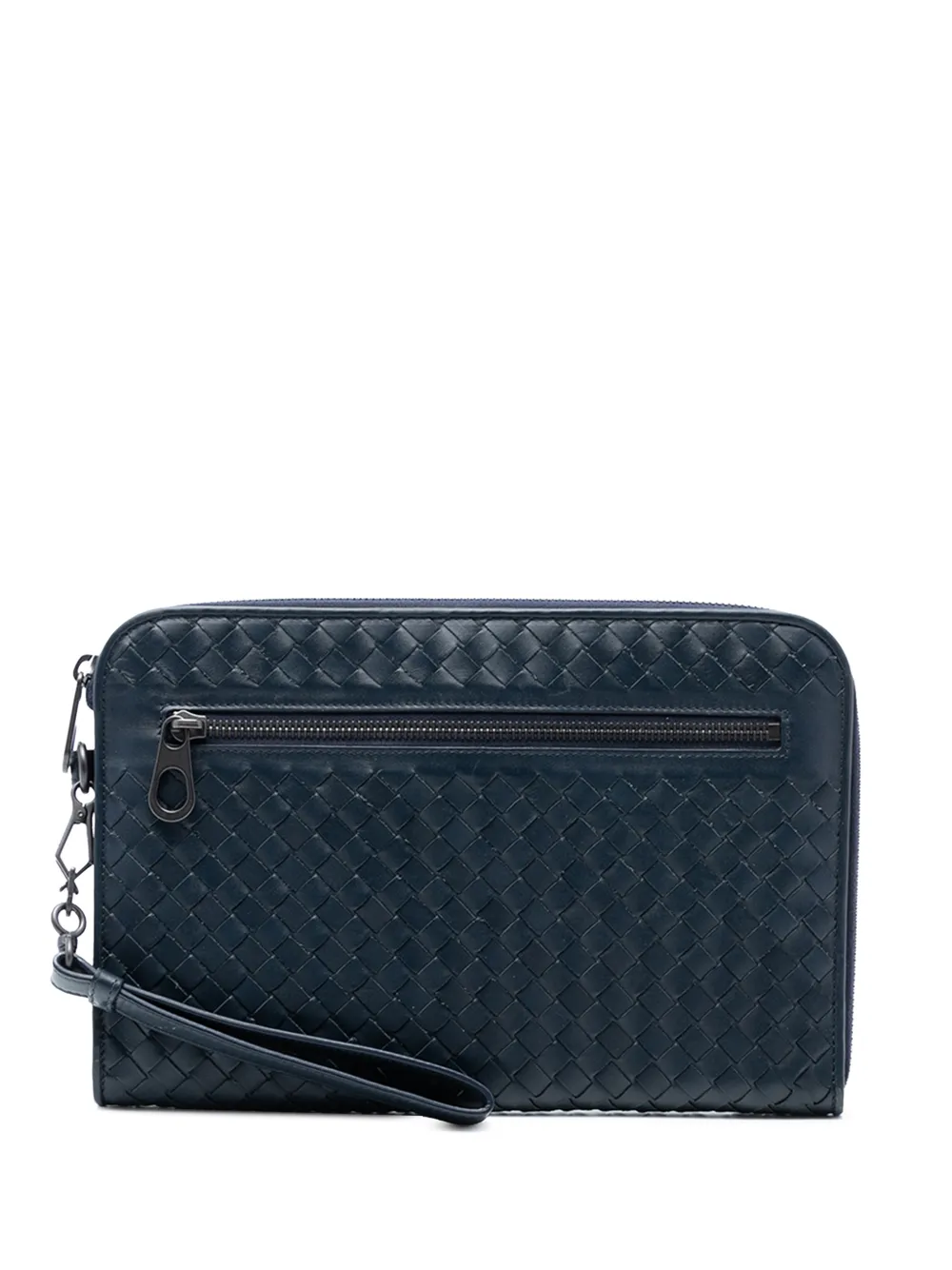 Bottega Veneta Pre-Owned 2012-2025 Nappa Intrecciato clutch bag - Blu