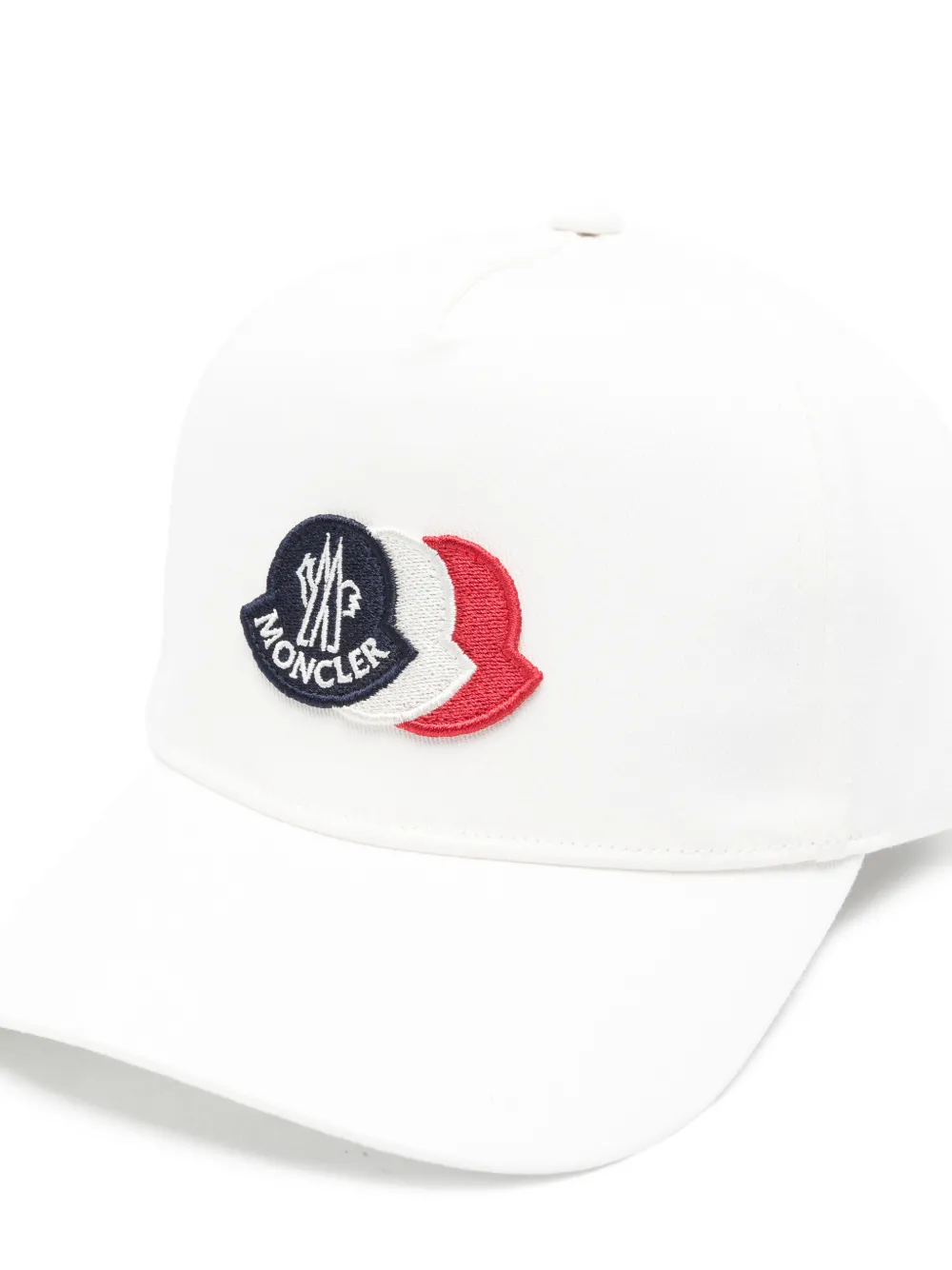 Moncler Enfant Pet met geborduurd logo Wit